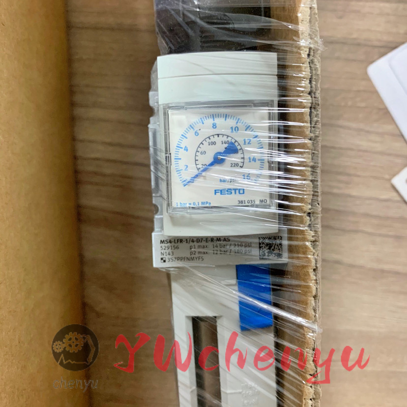 FESTO วาล์วลดแรงดันตัวกรองMS4 MS6-LFR-1/2-1/4-D6 D7-ERM-CRM-ERV-AS สินค้าใหม่เอี่ยมของแท้