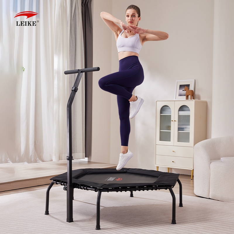 leikefitness แทรมโพลีน 50 นิ้ว Trampoline สปริงบอร์ดกระโดด แทรมโพลีนกระโดด เตียงกระโดด แทรมโพลีนอ