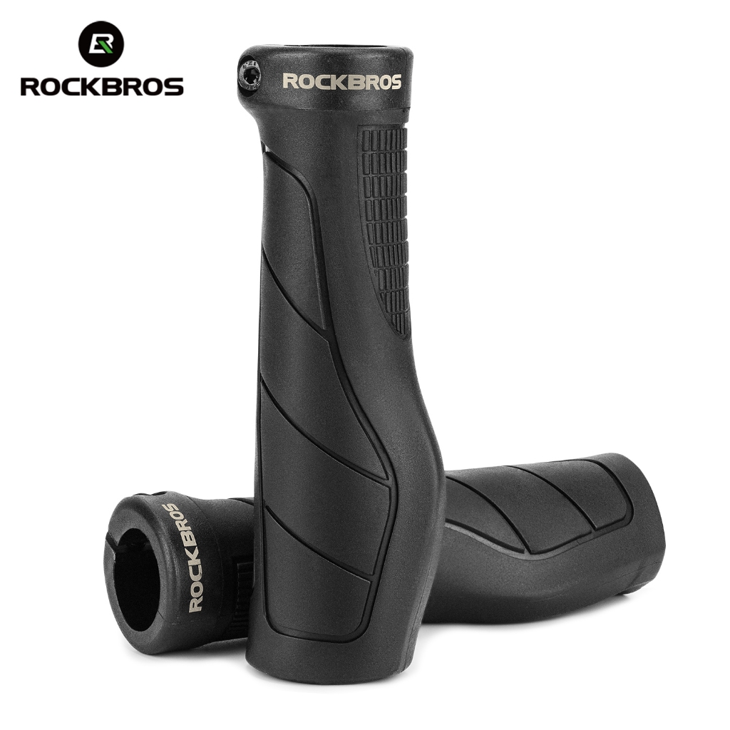 ROCKBROS แฮนด์จักรยาน MTB ดูดซับแรงกระแทก กันลื่น สบายมือ ออกแบบตามหลักสรีระศาสตร์