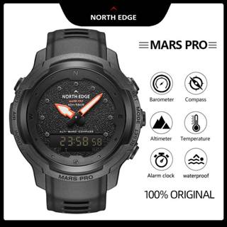 NORTH EDGE นาฬิกาผู้ชาย สำหรับกิจกรรมกลางแจ้ง เข็มทิศ ตัวเรื…