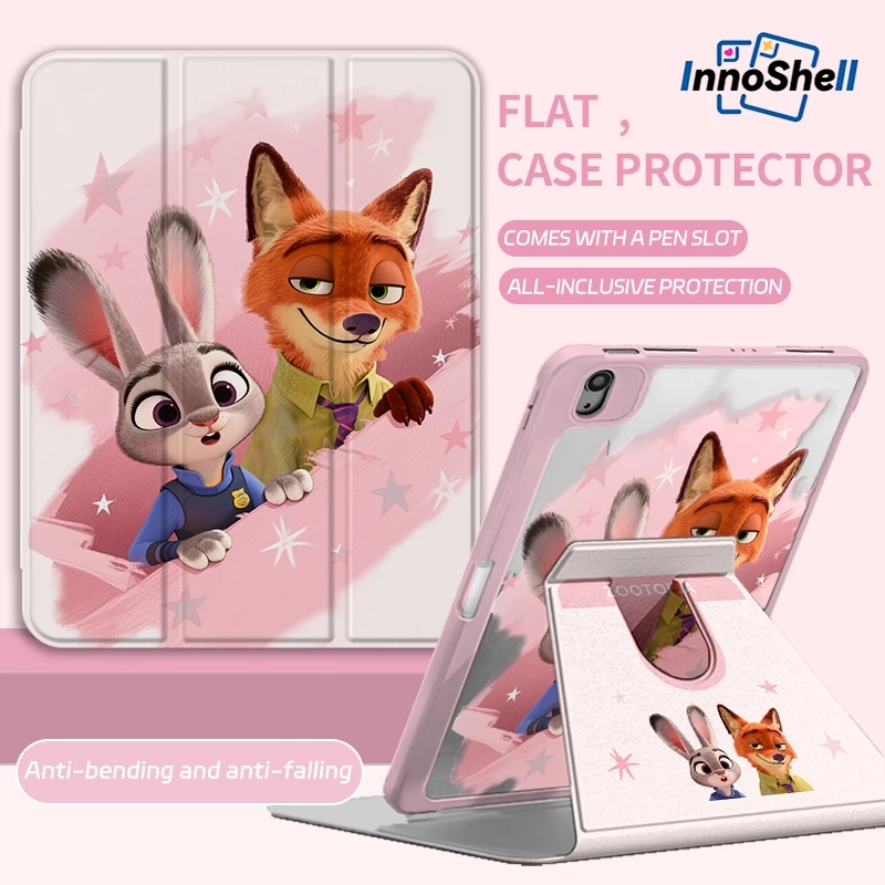 💥พร้อมส่ง💥เคสiPad Air7 Air6 11/13 ที่ใส่ปากกา แม่เหล็ก เคสiPadหมุน 360° Puppy Gen10 Gen11 Gen9 Pro11
