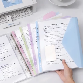 กระเป๋าแฟ้มใบหลวมพร้อมการ์ด A4 Binder กระเป๋าซองจดหมายโปร่งใส
