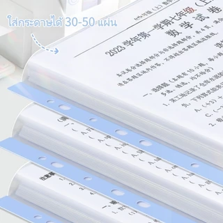 กระเป๋าแฟ้มใบหลวมพร้อมการ์ด A4 Binder กระเป๋าซองจดหมายโปร่งใส