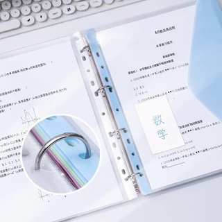 กระเป๋าแฟ้มใบหลวมพร้อมการ์ด A4 Binder กระเป๋าซองจดหมายโปร่งใส