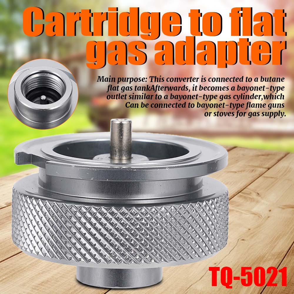Camping Gas Adapter Converter เตาแก๊ส Butane Canister Adapter TQ-5021