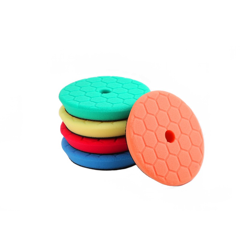 Hex-Logic Buffing ขัด Pads, SPTA 6.5 นิ้ว 150 มม.โฟมขัด Pads Buffing Pad Kit สําหรับ 5.5 นิ้ว 125 มม
