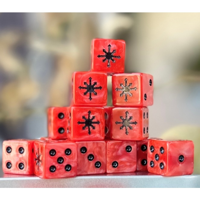 Warhammer Chaos Dice Chaos Son Dice Board Game Dice warhammer aos HH Medieval warhammer Dice