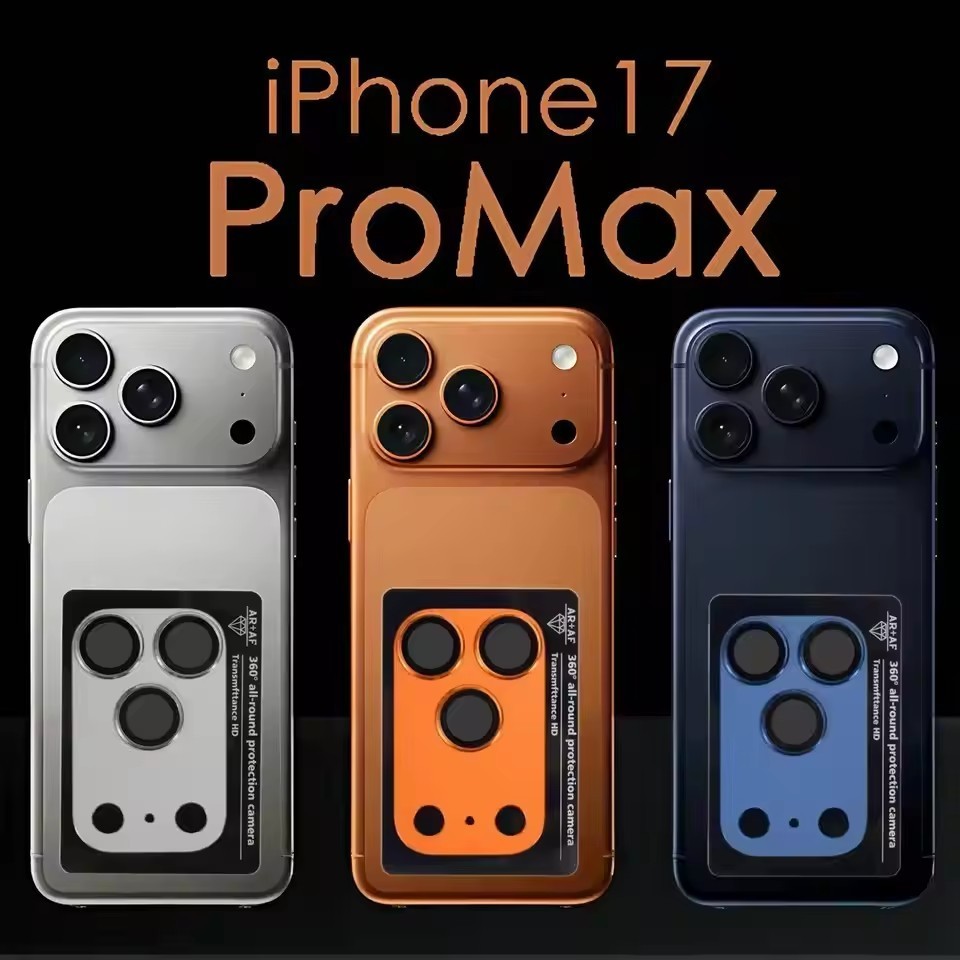 1 ชุดคลุมทั้งหมดโลหะป้องกันกล้องสําหรับ iPhone 17 Pro Max ฝาครอบเลนส์สําหรับ iPhone 17 Air เลนส์แหวนโลหะฟิล์ม