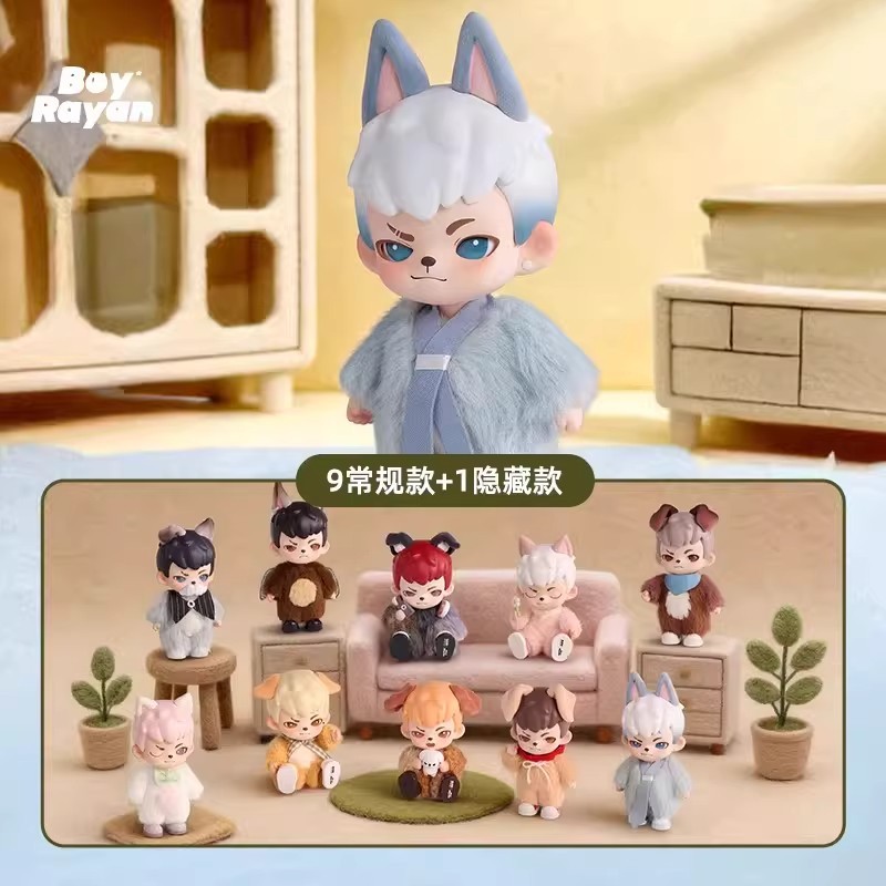 TNTSPACE【คลังสินค้าพร้อม】 Rayan No Puppies No World Series ไม่มีลูกสุนัข Series Mystery Box ของขวัญปีใหม่ของขวัญวันเกิด