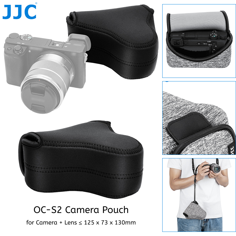 JJC OC-S2 Mirrorless กระเป๋ากล้องกระเป๋ากล้อง DSLR สําหรับ Sony a6400 a6000 a6100 a6300 a6500 a6600 