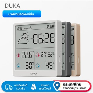 DUKA TH3 เครื่องวัดอุณหภูมิและความชื้นอัจฉริยะ Type-C ชาร์จท…