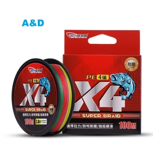 A&D 100m 4 Strand PE นุ่มพิเศษและทนทาน, สายตกปลาระดับพรีเมียมที่ทำจาก Dyneema สำหรับการตกปลา