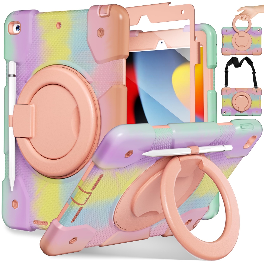 NEOMIXX เคสแท็บเล็ตสําหรับ Apple iPad (A16) 11th/10th/9th/8th/7th/6th/5th Generation 11/10.9/10.2/9.7" นิ้ว, เคส iPad Mini, iPad Air 13"/11" ฝาครอบ Pro/10.9"
