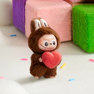 POP MART THE MONSTER PIN FOR LOVE SERIES - Vinyl Plush Pendant blind box (A-M) Labubu Figure Collectable Plushies Gift Toys For Kids