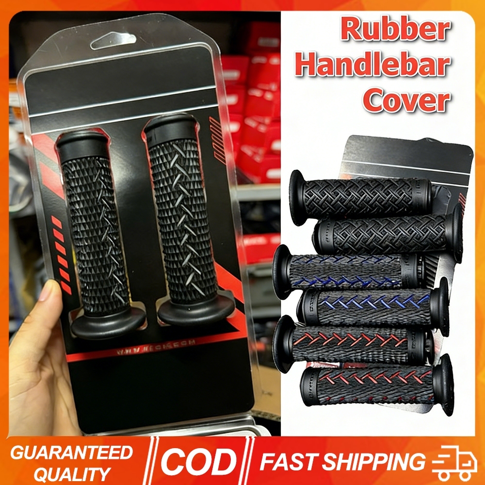 1 คู่ฝาครอบแฮนด์ยาง Universal รถจักรยานยนต์ Handle Grip COVER ยาง RCB