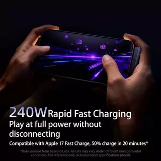 สายชาร์จแบบวงเล็บ มุมขวา 90 องศา PD240W รองรับการชาร์จเร็วUSB to Type-C/IP กับ Type C to Type C/IPใช้เป็นขาตั้งได้ สายถักทนทาน ความยาว 1ม./1.5 ม.