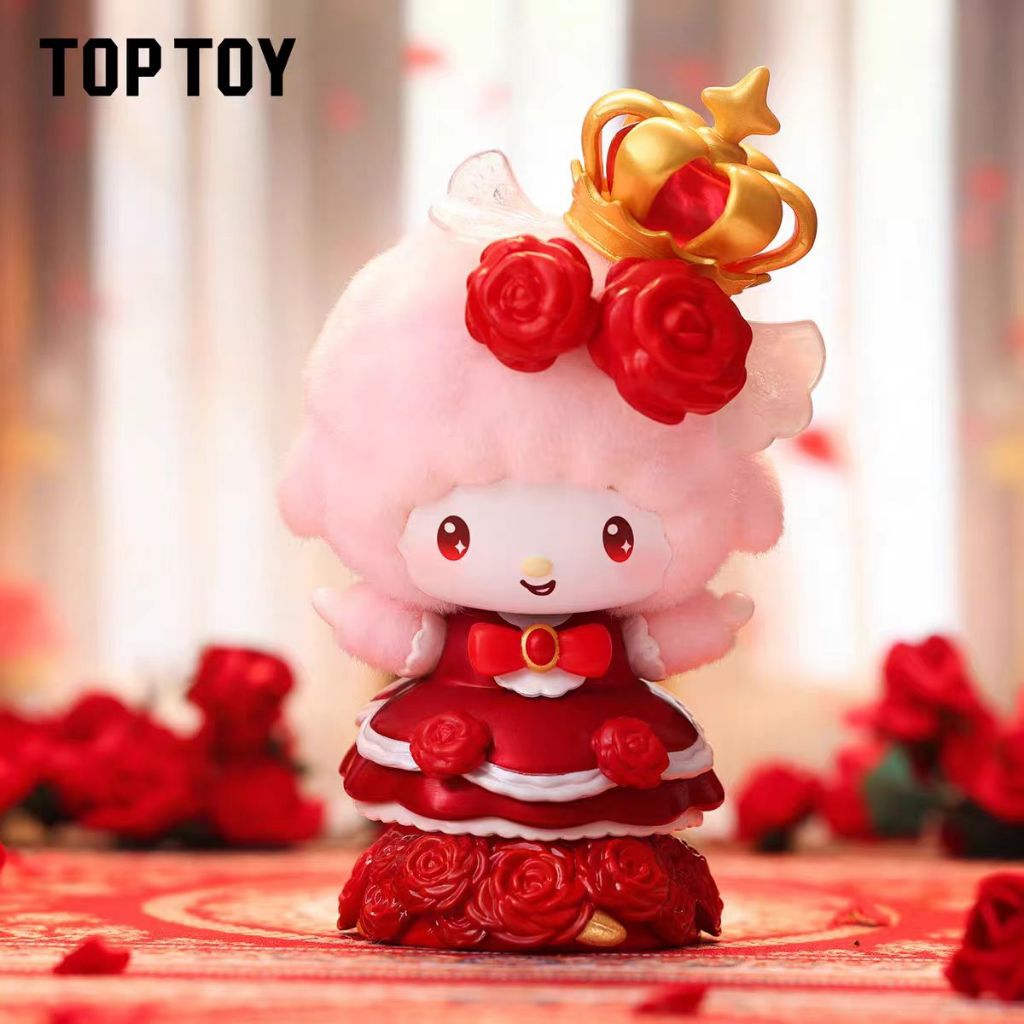 ZW [ของแท้] TOPTOY Sanrio Family Rose Night Series Mystery Box อินเทรนด์เล่นฟิกเกอร์ของเล่นของสะสม