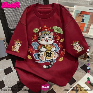 【จัดส่งตลอด24ชั่วโมง】🔥BCKRดีไซน์เก๋ ลายแมวน้อย เสื้อผญเสื้😻ล…