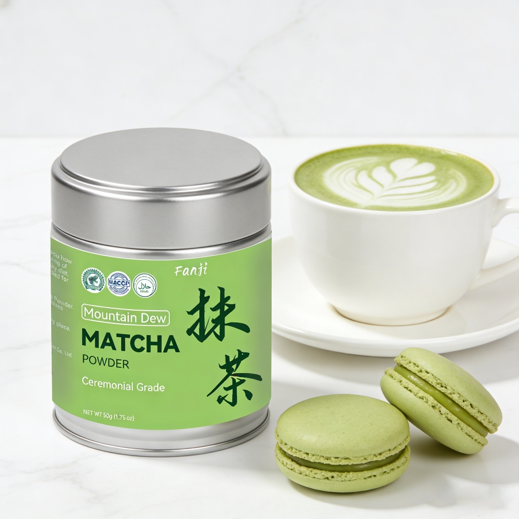 Fanji Matcha (มัทฉะน้ําค้างภูเขา, 50g) - มัทฉะเกรดพิธีสําหรับเครื่องดื่มมัทฉะและเบเกอรี่