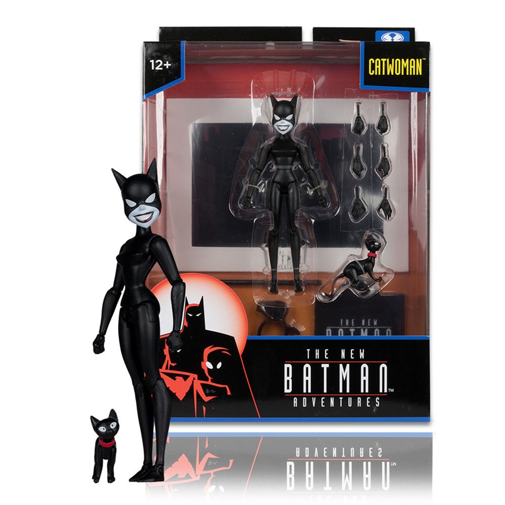 McFarlane Toys DC Catwoman (The New Batman Adventures) โมเดลแอ็คชั่นฟิกเกอร์ขนาด 6 นิ้ว