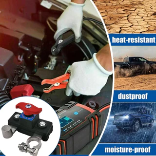 🚀ส่งจากไทย🚀 สวิตช์ตัดการเชื่อมต่อแบตเตอรี่รถยนต์ 12V 24V, สวิตช์ป้องกันการรั่วหมุนหัวคู่, เบรกเกอร์ป้องกันไฟปิดการรั่วไหล
