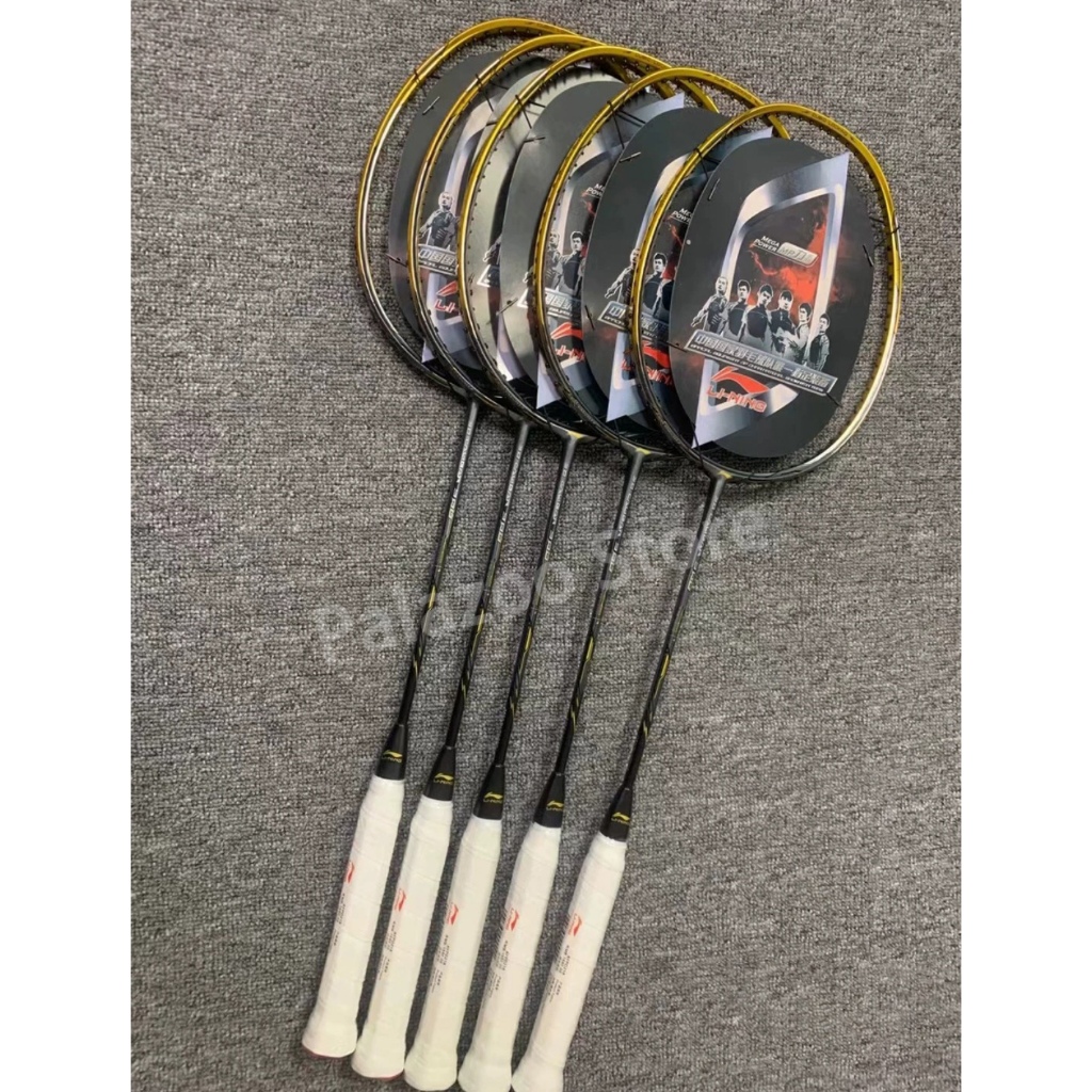 Li Ning ไม้แบดมินตัน 3D CALIBAR 900 CALIBAR การแข่งขันเฉพาะคาร์บอนแบดมินตันแร็กเก็ตลมใบมีด 900 4UG5