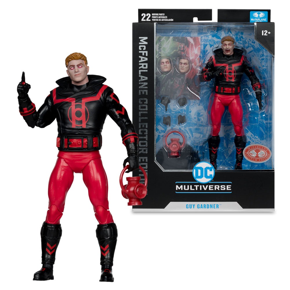 McFarlane Toys DC Guy Garder (โคมไฟสีแดง) โมเดลแอ็คชั่นฟิกเกอร์ขนาด 7 นิ้ว
