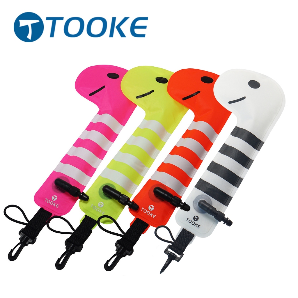 TOOKE Eel Scuba Diving Mini SMB Pendant Inflatable Sausage Signal Tube Buoy Dving Floating Doll Divi