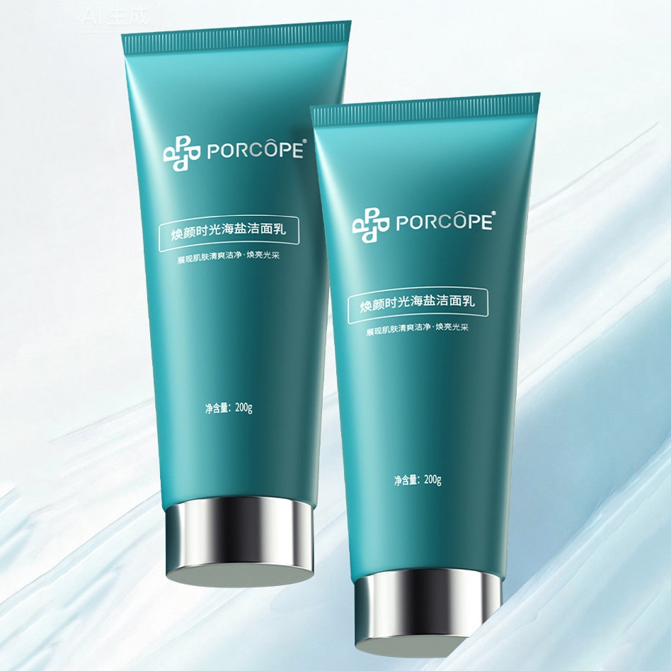 PORCOPE Facial Cleanser Deep Cleansing Oil Control Brightening Face Wash 200g