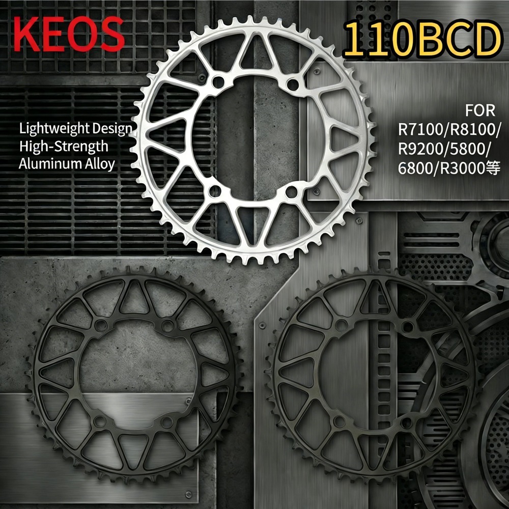 KES 110BCD Hollowtech Road Bike Chainring ใช้งานร่วมกับ Shimano UT/DA