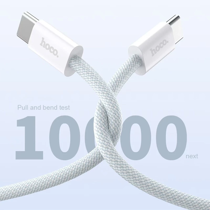 hoco. สายชาร์จ X104 Charging Data Cable PD 60W Fast Charge สายชาร์จชาร์จเร็ว Type-C to Type-C ความยาว1M/2M thumbnail 3