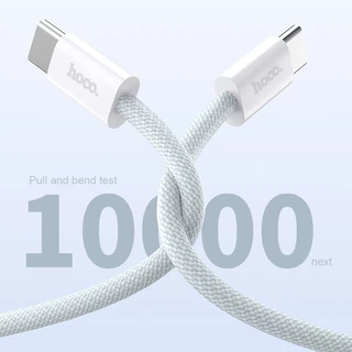 hoco. สายชาร์จ X104 Charging Data Cable PD 60W Fast Charge สายชาร์จชาร์จเร็ว Type-C to Type-C ความยาว1M/2M