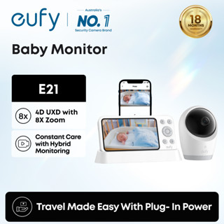 ANKER eufy E21 Baby Monitor 4K UHD พร้อมการตรวจสอบไฮบริดซูม …