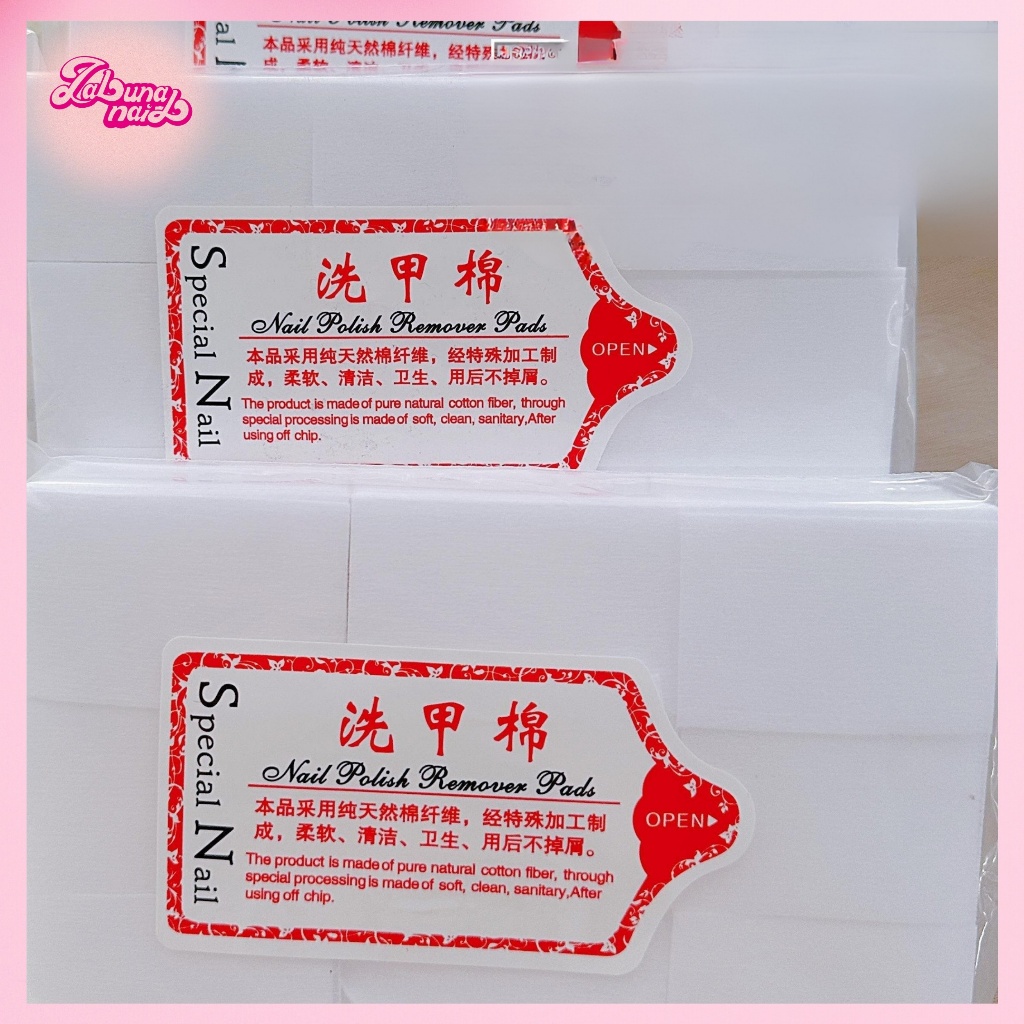 【พร้อมส่ง】สำลีเช็ดเล็บ/สำลีไร้ขน แผ่นสําลี ผ้าฝ้าย เช็ดทําความสะอาดเล็บมือ เล็บเท้า สีขาว สําหรับทําเล็บเจล UV