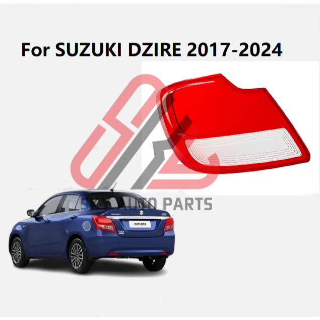 ไฟท้ายด้านหลังไฟท้ายสําหรับ Suzuki Dzire 2017 - 2024 ไฟท้ายฝาครอบไฟท้าย
