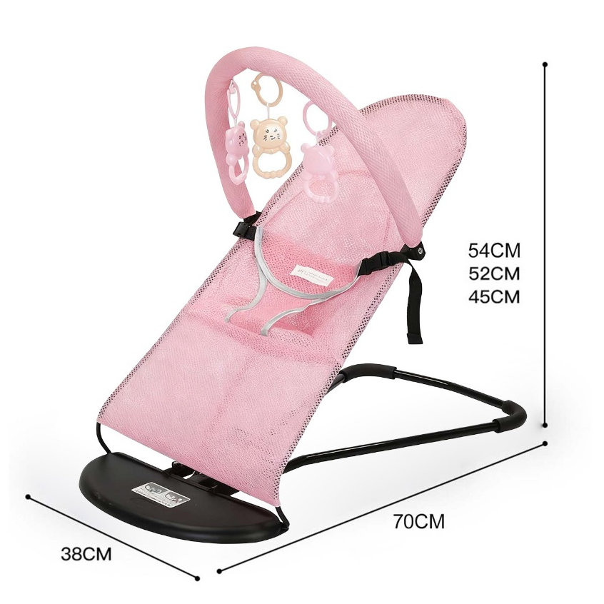 Tome เก้าอี้โยกเด็ก ปรับนั่ง-นอนได้ พับเก็บได้ ที่นอนโยกเอนกประสงค์ กล่อมนอน ของขวัญสำหรับลูกน้อย - รูปที่ 7