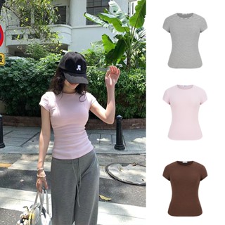 MOSESQUEEN มอสเนส ควีน สไตล์เกาหลี คอเรือ กางเกงขา.getLong ท…