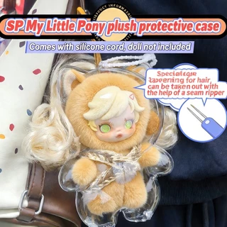 🚀ส่งจากไทย🚀3 ชิ้น SKULLPANDA My Little Pony Series Plush Doll Protective Case, Dust-proof SKULLPANDA V1 V2 V3 พวงกุญแจกล่องเก็บตุ๊กตาไวนิล