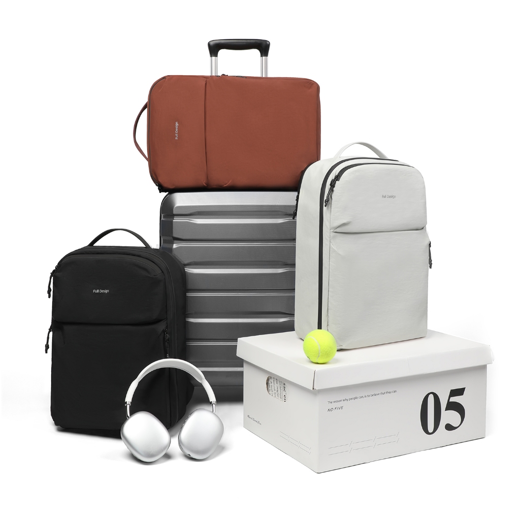 FULL DESIGN Comfit กระเป๋าเป้สะพายหลังกันน้ํา, กระเป๋าเป้สะพายหลังธุรกิจการเดินทางขนาด 15.6 นิ้ว, กระเป๋าพร็อพและวันหยุดพักผ่อนน้ําหนักเบา