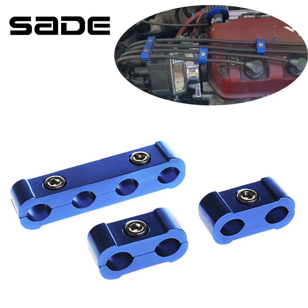 SADE แคลมป์หัวเทียนรถยนต์ สําหรับแยกสายเคเบิล 8 มม. 9 มม. 10 มม. 3 ชิ้น