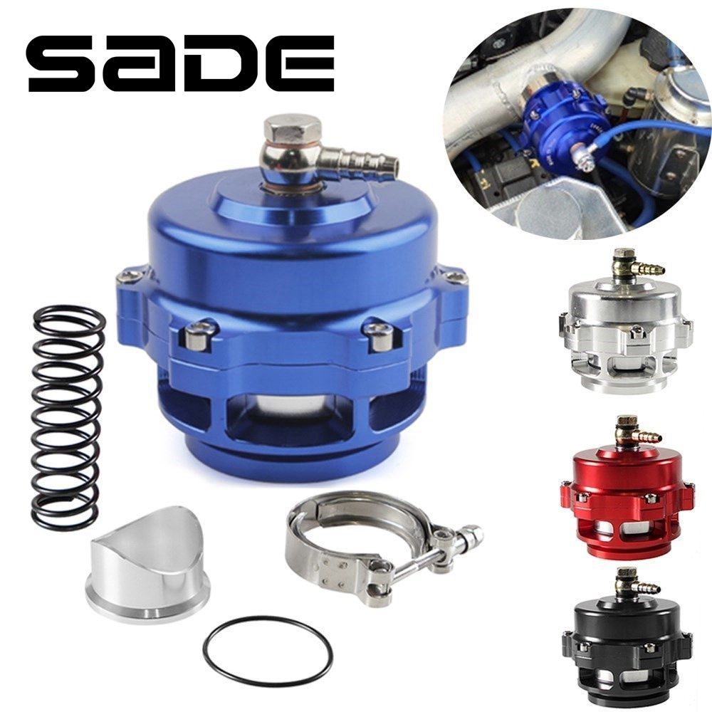 SADE วาล์วเทอร์โบ 50 มม. V-Band พร้อมตัวเชื่อมบนหน้าแปลนอลูมิเนียม