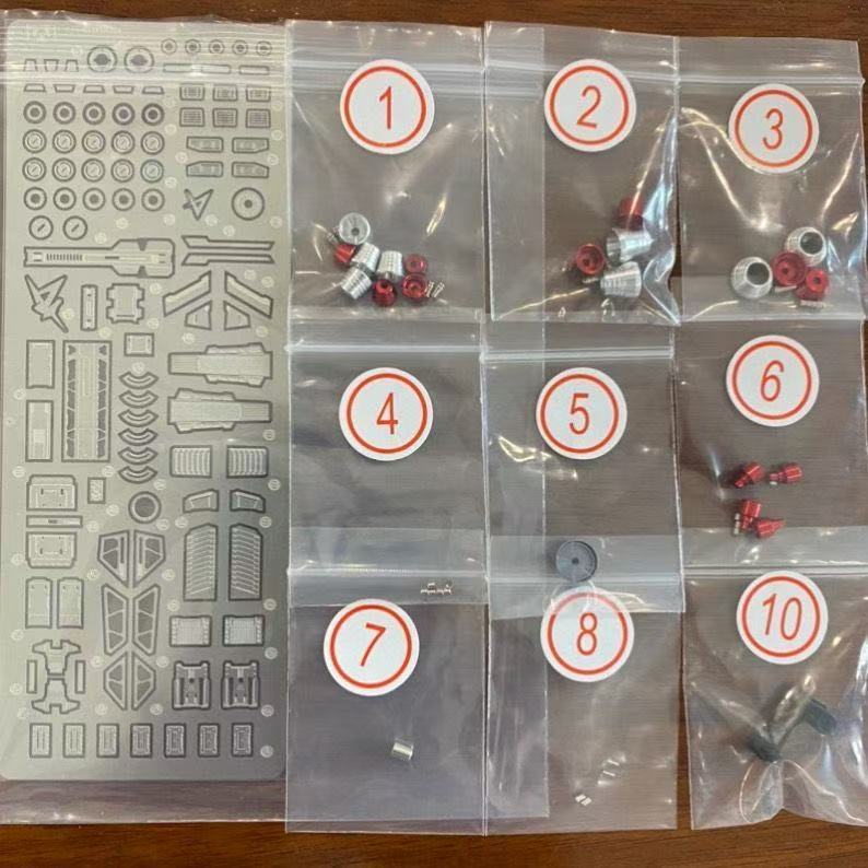CALILY MR RG 1/144 NU V Booster Metal Etching Parts Detail Addon อะไหล่อัพเกรด (ไม่รวมชุด)
