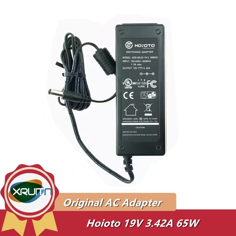 ของแท้ 19V 3.42A 65W HOIOTO ADS-65LSI-19-3 ADS-65LSI-19-2 19065G แล็ปท็อป AC Switching Adapter Monit
