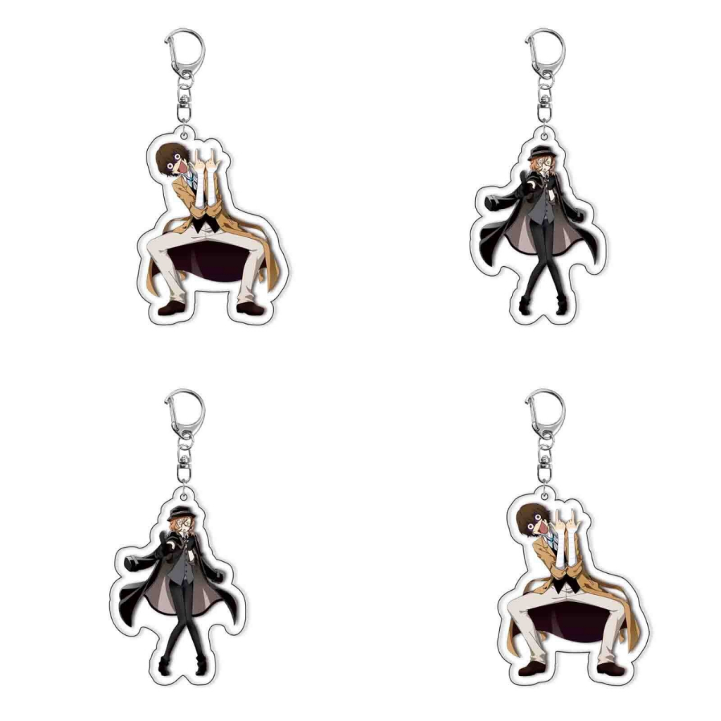 Bungou Stray Dog Atsushi Nakajima อะนิเมะพวงกุญแจอะคริลิค