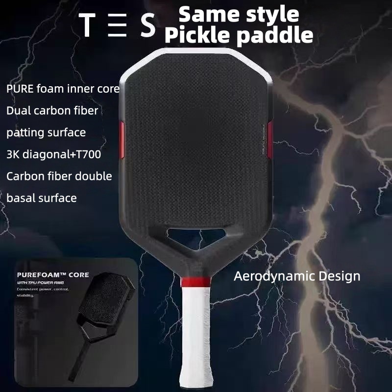 TESLA co-branded SLK same core structure,Pickleball Paddle 5th generation hot press integrated moldi