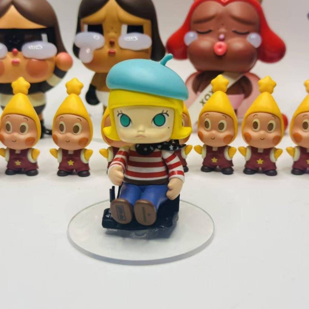 Popmart ของแท้ Jasmine Jewelry molly Figure เครื่องประดับขายดี popmart Bulk เครื่องประดับรถตกแต่ง