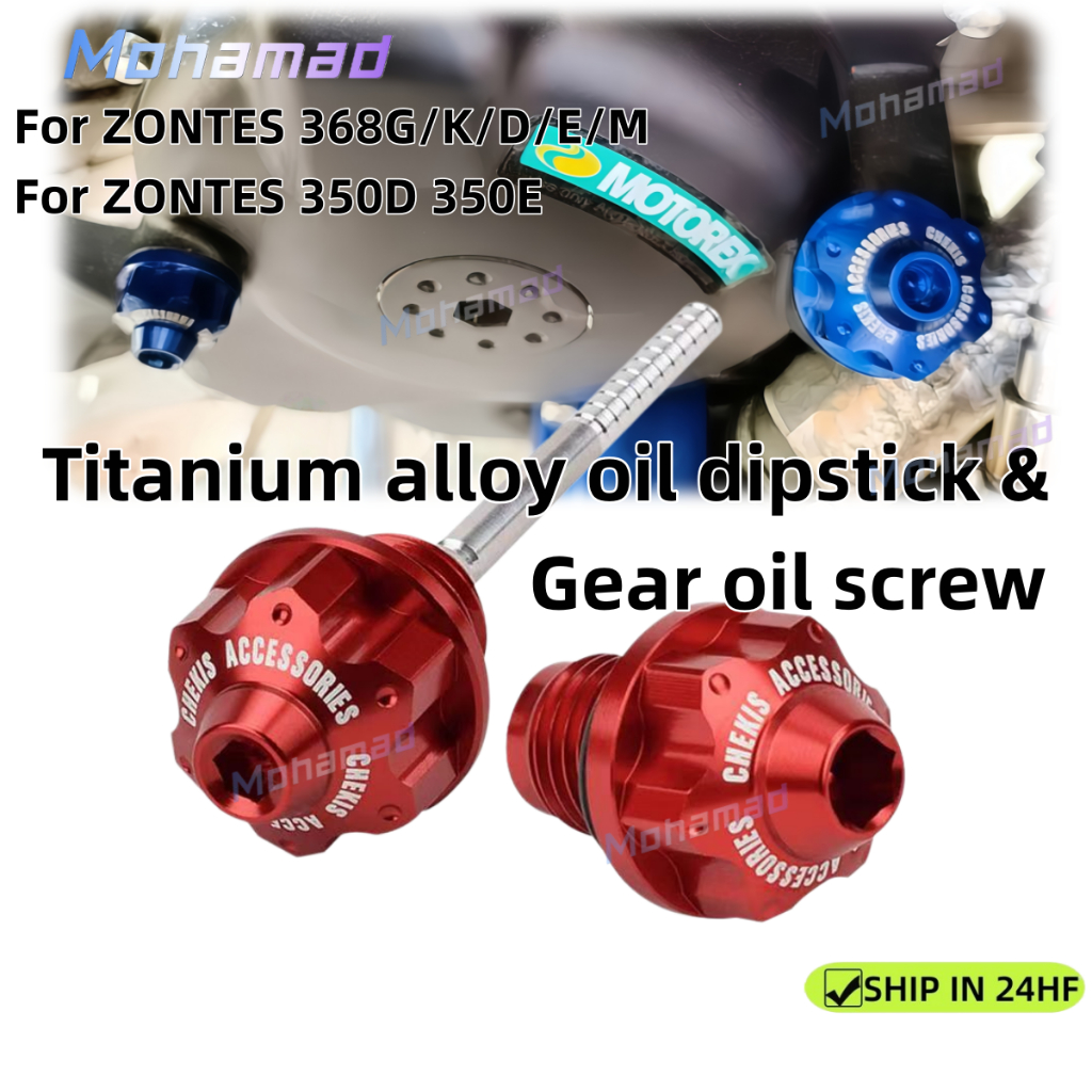 สําหรับ ZONTES 368G/368K/368D/368E/368M/350D/350E/V1/V2 CNC แม่เหล็กน้ํามันท่อระบายน้ํา Plug & Gearb