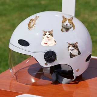 ตลก 50pcs Hakimi meme Cat สติกเกอร์โปร่งใสกันน้ําสําหรับ Tumbler แล็ปท็อปเคสโทรศัพท์รถสติกเกอร์ Graffiti Creative DIY