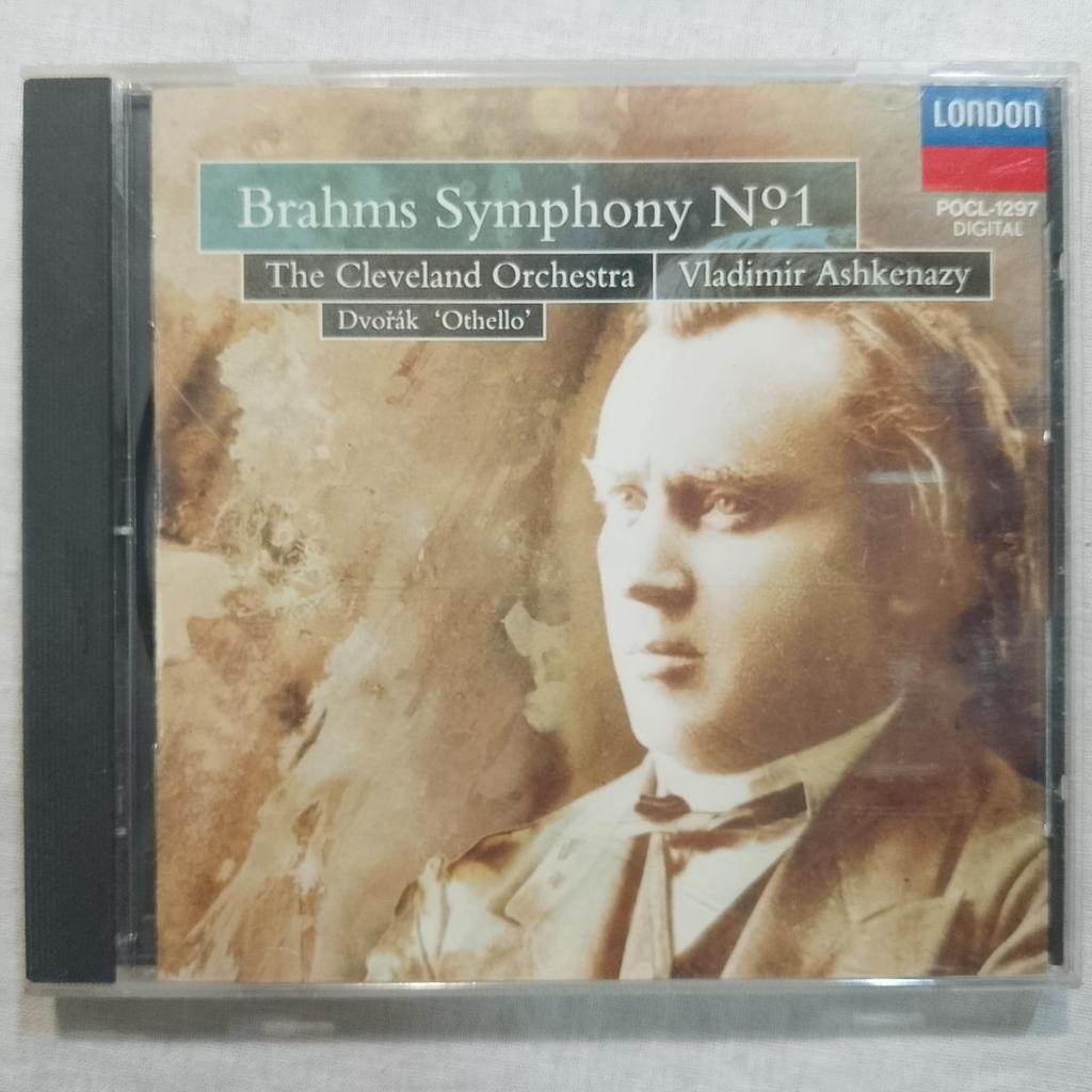Brahms Symphony No. 1, Dvorak, Othello, Cleveland Orchestra, อัลบั้มซีดี ashkenazy