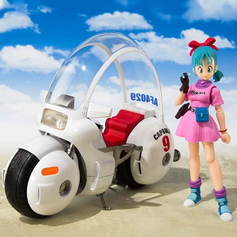 BANDAI SHF DRAGON BALL BULMA BULMAS MOTORCYCLE ADVENIURE BEGINS โมเดลพลาสติก